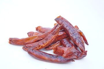 dried red chili peppers