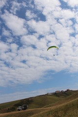 Freiheit, Himmel, Fallschirm, Truck