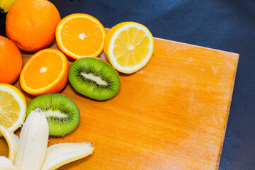 Citrus fruits on the table
