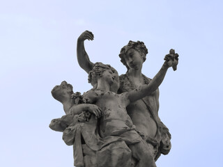 Statue in Castle of Rentilly