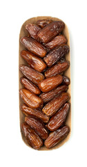 Big Dates Isolated. Date Palm Fruits