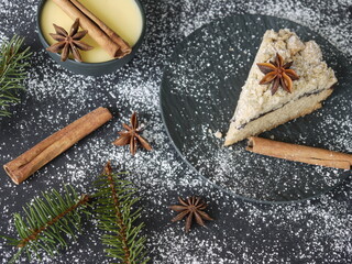 Winterlicher Mohnkuchen