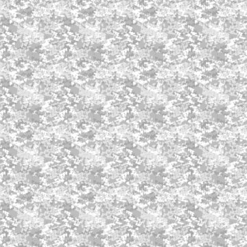 Seamless winter snow and polar colored pixel camouflage pattern illustration.