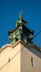 Fototapeta na wymiar beautiful architecture of the old city of Lviv