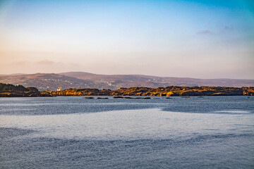 The beautiful coast at Burtonport harbour, Donegal - Ireland