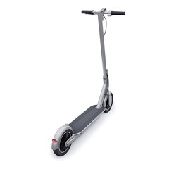 electric folding scooter for leisure and city trips 3D illustration