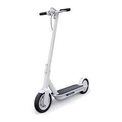 electric folding scooter for leisure and city trips 3D illustration