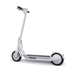 electric folding scooter for leisure and city trips 3D illustration