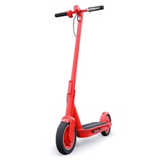 electric folding scooter for leisure and city trips 3D illustration