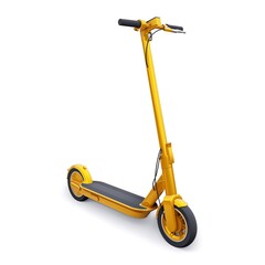 electric folding scooter for leisure and city trips 3D illustration © whitecityrecords