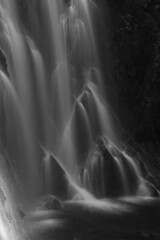 Little Niagara Falls in black and white