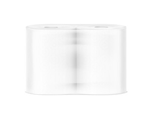 Set of wrap paper roll mockup. Vector illustration isolated on white background. Can be use for template your design, presentation, promo, ad. EPS10.	