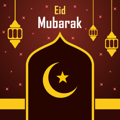 ramadan kareem greeting background brown color. design for greeting card template.