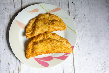 pastry on top of a wooden table