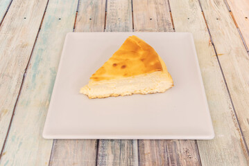cheesecake made from ricotta, cottage cheese, quark cheese, sugar and sometimes other ingredients, such as: eggs, cream, flour, potato, almonds or fruit.