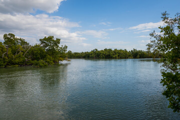 Marco Island Canal In Southwest Florida