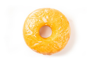 Obraz na płótnie Canvas Donut isolated on white background.
