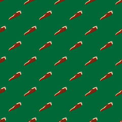 Fototapeta premium Clippers seamless pattern on. Vintage barber shops elements in doodle style.