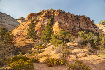 Rock formations at Zion National Park, Utah

