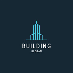 Building logo icon design template