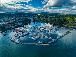 Aerial Friday Harbor