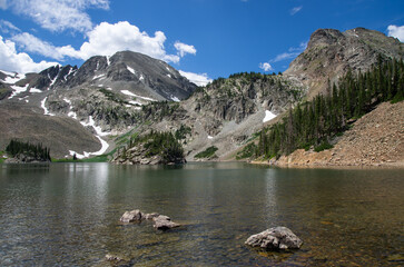 Lake Agnus in summer