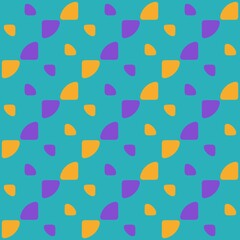 Rounded abstract seamless pattern - accent for any surfaces.