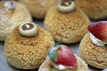 Appetizing Looking Cream Puffs
