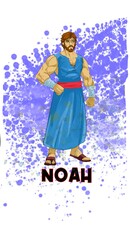 Fototapeta premium Noah from the Bible 