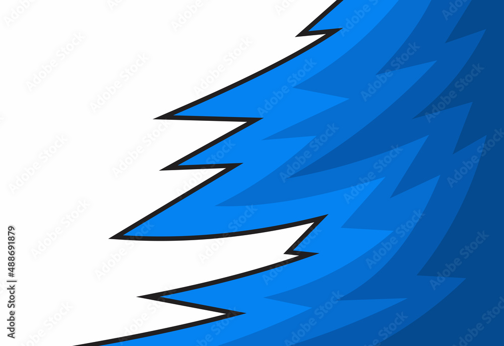 Poster simple background with gradient color zigzag pattern and some copy space area