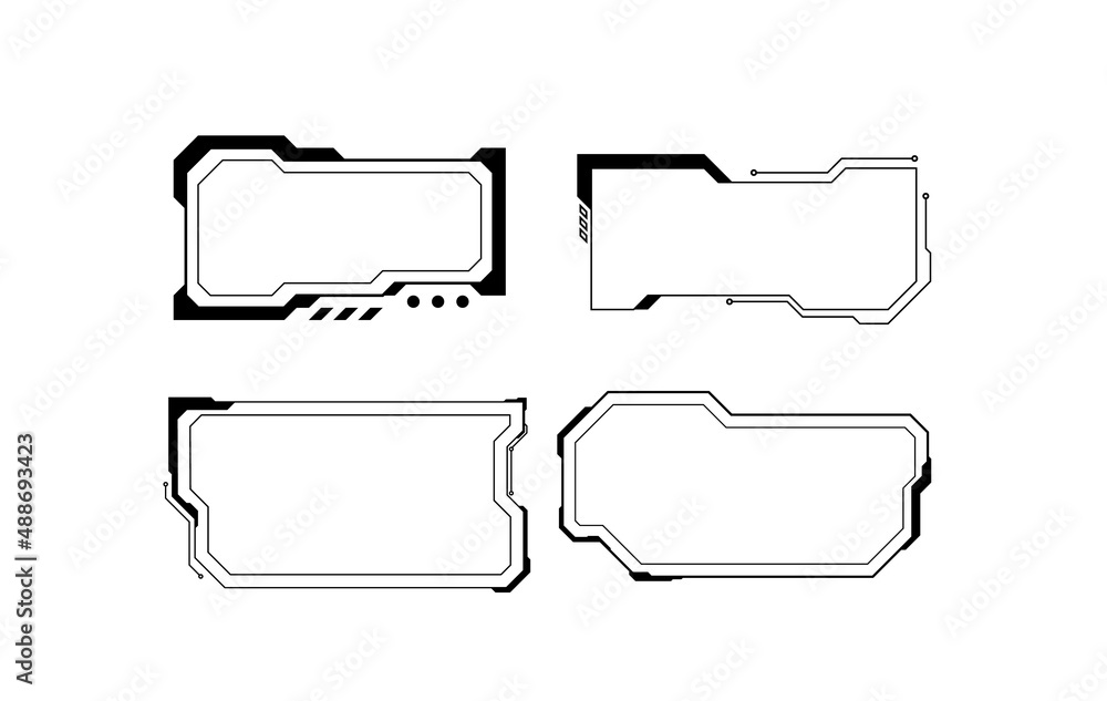 Poster abstract hi tech futuristic template design layout background.