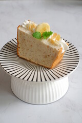 slice of cake in a plate