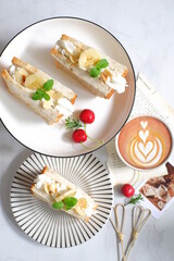 slice of cake in a plate