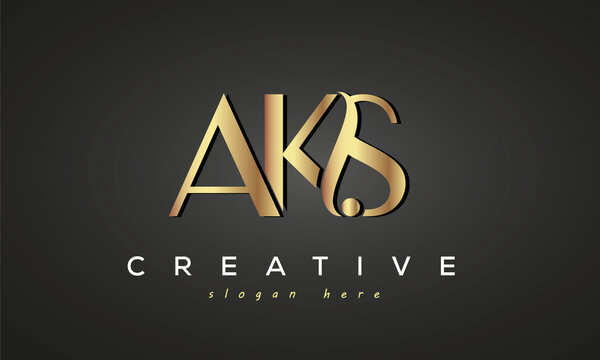 AKS creative luxury logo design