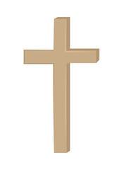 wooden catholic cross