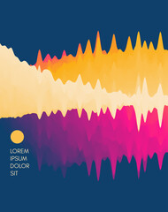 Obraz premium Abstract background. Dynamic effect. Futuristic technology style. Motion vector illustration.
