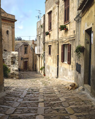 In the historic centre of Erice