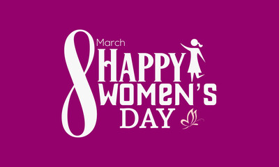 International women's day, 8th march.