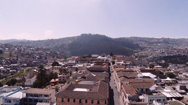 Calle Rocafuerte en el centro historico de quito