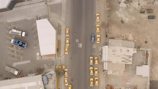 Paro de taxistas en manta Ecuador