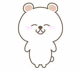 笑顔のしろくま