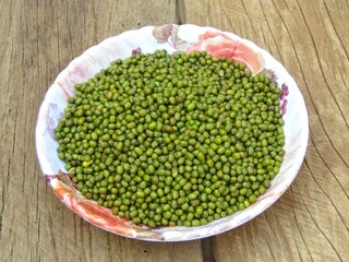 Mung beans in a plate