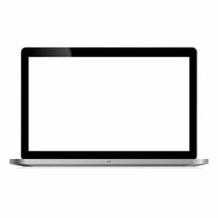 Laptop with blankLaptop with blank screen
