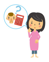 妊娠　妊婦　マタニティ　三頭身