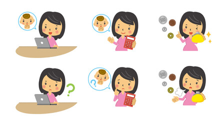 妊娠　妊婦　マタニティ　三頭身