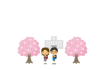 人　三頭身　イラスト