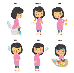 妊娠　妊婦　マタニティ　三頭身