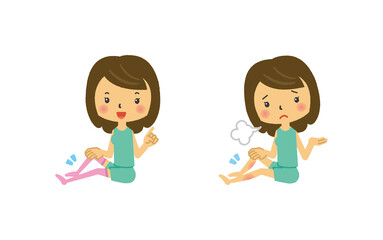 人　三頭身　イラスト