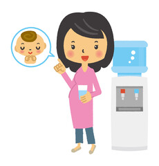 妊娠　妊婦　マタニティ　三頭身