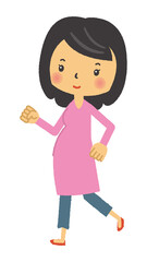 妊娠　妊婦　マタニティ　三頭身